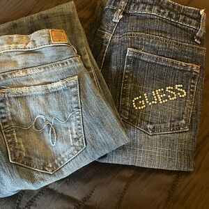 GUESS Women's Denim Jeans in Classic Blue